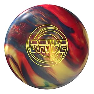 Storm Drive Bowling Ball, Gold/Navy/Red Hybrid, 15lbs