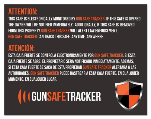 Gun Safe Tracker Warning Magnet for Gun Safe
