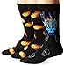 K. Bell Women's 3 Pack So Soft Crews Socks, Black, Shoe Size: 4-10