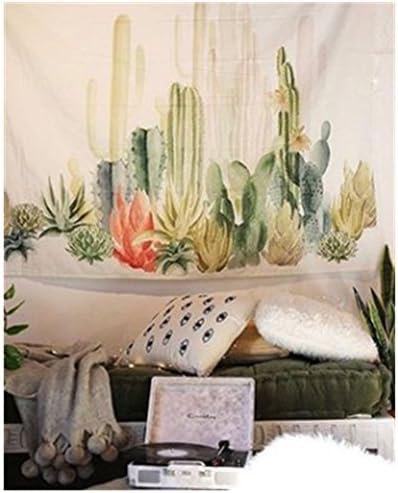 Cactus Tapestries Wall Hanging Indian Wall Art by Einfachheit
