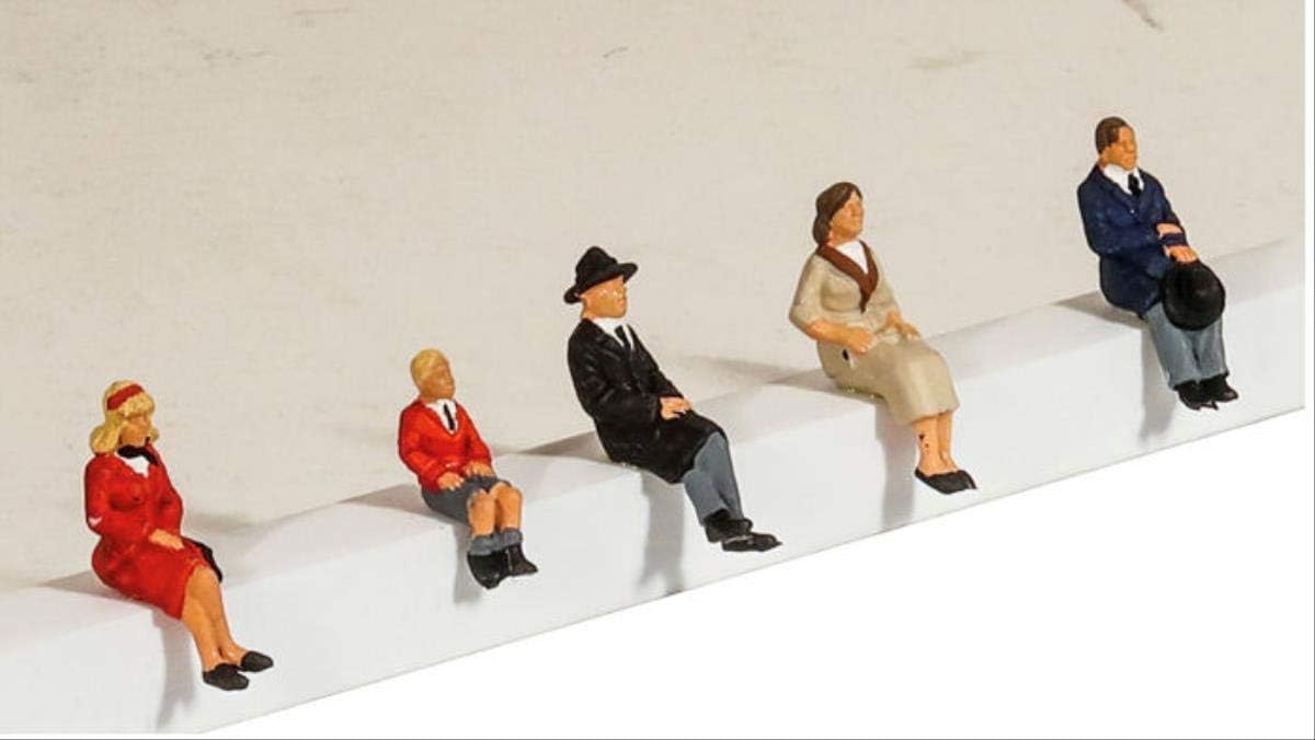 Modelscene 5301 Seated People (Pk5) OO 