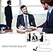 HUACAM Lavalier Lapel Microphone, Clip on Mic for Phone Laptop Computer Camera, Little Microphone Hands Free Omnidirectional Recording Mic, Perfect for Vloggers YouTube Interview Bloggers(Set of 3)