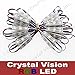 Crystal Vision Korean Genuine 5050 Bright LED Module Store Front Window Kit/Plug-in and Play / 72W Made in Korea w/Warranty (RGB 25ft x2)