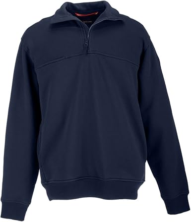 Amazon Com 5 11 Tactical 72314t Tall 1 4 Zip Job Shirt Fire Navy Clothing