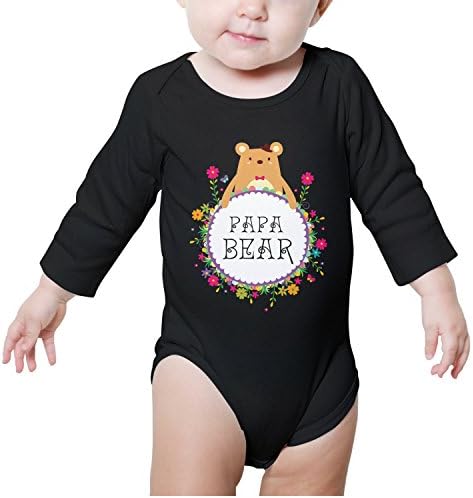 Gustaix Zimund Bear and Flower Unisex Baby Onesies Bodysuit Jumpsuit