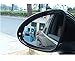 Ampper Square Blind Spot Mirror, Newest Upgrade HD Glass Frameless Convex Wide Angle Rear View Mirror For All Universal Vehicles Car Suv (Pack Of 2)