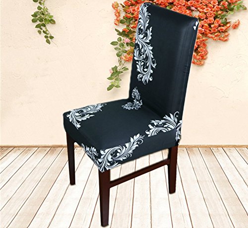 BleuMoo Multicolor Optional Soft Contracted Hotel Home Elastic Chair Cover (Pattern 2) - Thumbnail 3