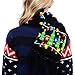 JOYIN Christmas LED Lit-up Light Up knitted Scarf Xmas Holiday Accessories Supplies with 6 Flashing Modes