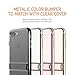 LABC, iPhone 8 Plus/iPhone 7 Plus Case, Kickstand Clear Case, Easy Grip/High Durability/Anti Slip/Protection -Black (LABC-127-CBK)