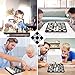 3-in-1 Chess Set - Travel Chess Set Magnetic Chess & Checkers & Backgammon Folding Chess Board Game, Portable Checkers with 3 Mesh Bags, Best Chess Games Gift for Kids and Adults 12.4 Inches