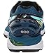 ASICS Women's GT-2000 4 Running Shoe, Black/Pool Blue/Flash Yellow, 8 M US