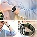 for Galaxy Watch 46mm/Gear S3 Bands, TRUMiRR 22mm 2 Pack Quick Release Canvas Nylon Watchband Genuine Leather Strap Sports Band Bracelet for Samsung Galaxy Watch 46mm Gear S3 Classic/Frontier