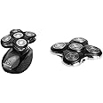 Bundle of Remington Balder Pro Head Shavers for Bald Men, Cordless Shaver, 100% Waterproof for Wet & Dry Shaving, Black + Balder Pro Head Rotary Shaver Head Replacement Assembly