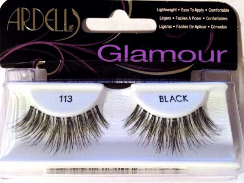 Ardell Glamour Lash-113 Black, 2 Pack