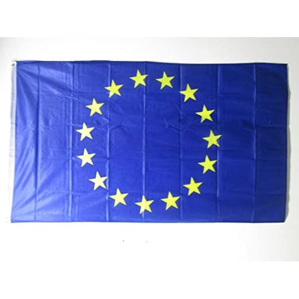 AZ FLAG - Europe Flag - 3x5 Ft - For Outdoor - European Union Banner Knitted Polyester with Two Plastic Rings - Fade Resistant - Vivid Colors - 3' x 5' Feet - 150x90 Cm