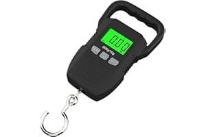 High Precision Portable Electronic Crane Scale LCD Digital Hook USB Rechargeable Measuring Tools with Wide Handle Built-in Ta