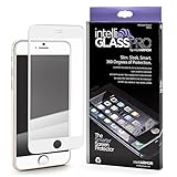 iPhone 6/6S PLUS intelliGLASS Anti-Radiation (White) - The Smarter Glass Screen Protector by intelliARMOR To Guard Against Scratches and Drops. Ultra HD Clear, Max Touchscreen Accuracy.