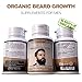 Organic Beard Growth Vitamins for Men – Manlier, Thicker, Fuller Facial Hair Supplement – Fast Full Beard Grow With 60 Vegetarian, Essential Nutrients Capsules