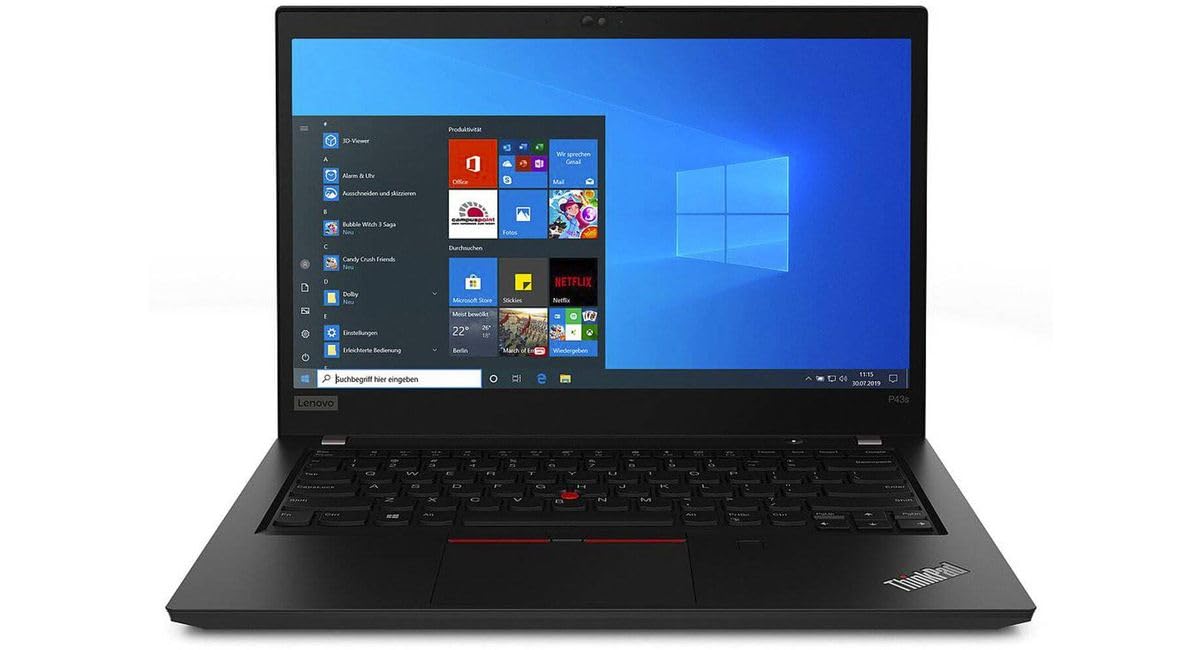 Lenovo ThinkPad L490 Business Laptop, 14.0in Wide Screen Notebook, Intel Core i5-8365, 16GB RAM, 512GB SSD, Webcam, Windows 10 Pro (Renewed)
