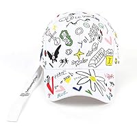 Qamkado Baseball Cap Styles 2019 Casual Unisex Bang Printing Baseball Cap Summer Fitted Snapback Men White