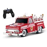 KidiRace RC Remote Control Fire Engine Truck, Rechargeable RC Car, Durable, Easy To Control