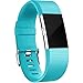 Replacement Accessories Bands for Fitbit Charge 2 (2 Pack), Plum and Teal, Large
