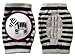 Crawlings Unisex Zebra Knee Pads One Size Black (One Size, Black)