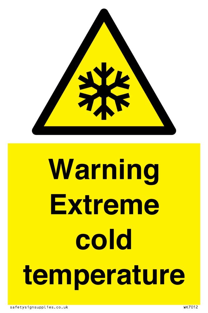 Warning Extreme cold temperature – BigaMart
