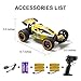 RC Racing Car, 2.4Ghz High Speed Remote Control Car, 1:18 2WD Toy Cars Buggy for Boys & Girls with Two Rechargeable Batteries for Car, Gift for Kids