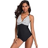 MILIMIEYIK Womens Summer Beach Printed Zip Front Maillot One Piece Swimsuit Swimwear