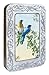 Tree-Free Greetings Noteables Notecards In Reusable Embossed Tin, 12 Card Assortment, Recycled, 4 x 6 Inches, Bluebird Branch, Multi Color (76026)