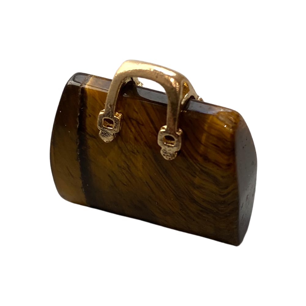 VIE Mini Crystal Handbags, 2-2.5cm, Tiger's Eye