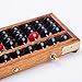 THY COLLECTIBLES Vintage-Style 17 Digit Rods Wooden Abacus Soroban Chinese Japanese Calculator Counting Tool w/Reset Button 14