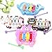 Baby Toys,Haoricu 1 pc Kids Baby Musical Educational Animal Print Developmental Music Bell Toy 4 Tone