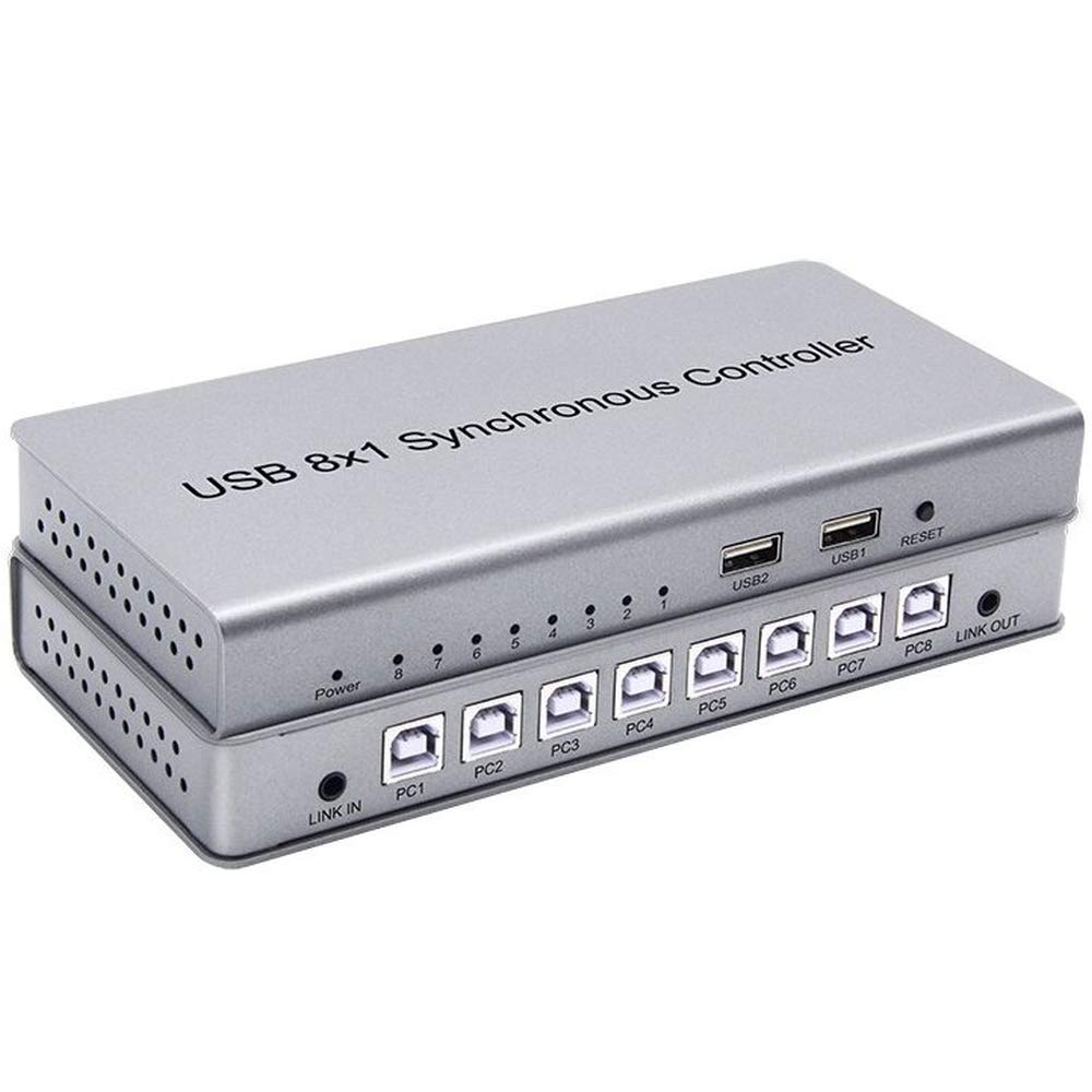 PremiumCord USB 2.0 Switch 8:2 Remote or Hotkey Switch