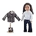 Emily Rose Plaid Jacket & Jeans Outfit - 18 Inch Doll Clothes/Clothing Fits American Girl and Other 18