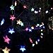 Huacenmy Outdoor Solar Star String Lights 30ft 50LED Multicolor Twinkle Solar Powered Garden Decor for Playhouse, Lawn, Patio, Landscape - Christmas, Spring, Summer Party