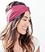 ELAN - Headband for Women Material, Sweat Wicking, Best Looking Head Band for Fashion, Yoga and Exercise - Love It Guaranteed! (Sangria)