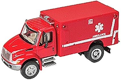 red ambulance toy
