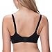Gratlin Women's Full Cup Lightly Padded Wirefree Maternity Breastfeeding Nursing Bra Black 36DD