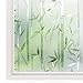 rabbitgoo Frosted Window Film Stained Glass Privacy Window Covering Decorative Window Cling Non-Adhesive Removable Window Decal No Glue Window Sticker for Home 23.6 x 23.6inches