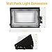 4PK 100W Led Wall Pack Light, Dusk to Dawn for 120-277V, 5000K, 11000Lumen, Ip65 Waterproof Security Area Lighting, Outdoor Rated