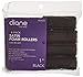 Diane Satin Rollers 1 in, 8 Count, BLACK SATIN