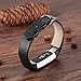bayite Leather Bands Compatible with Fitbit Alta and Alta HR, Black 5.5