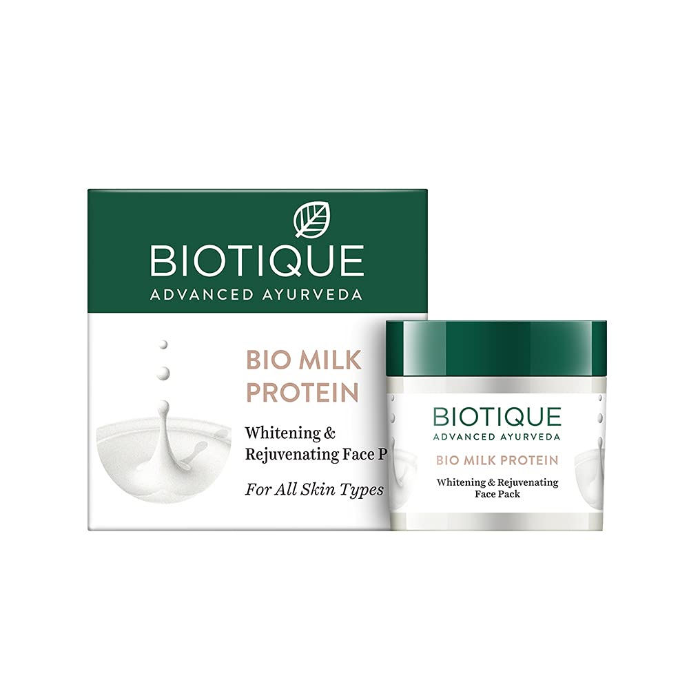Bio Milk Protein Whitening and Rejuvenating Face Pack For All Skin Types