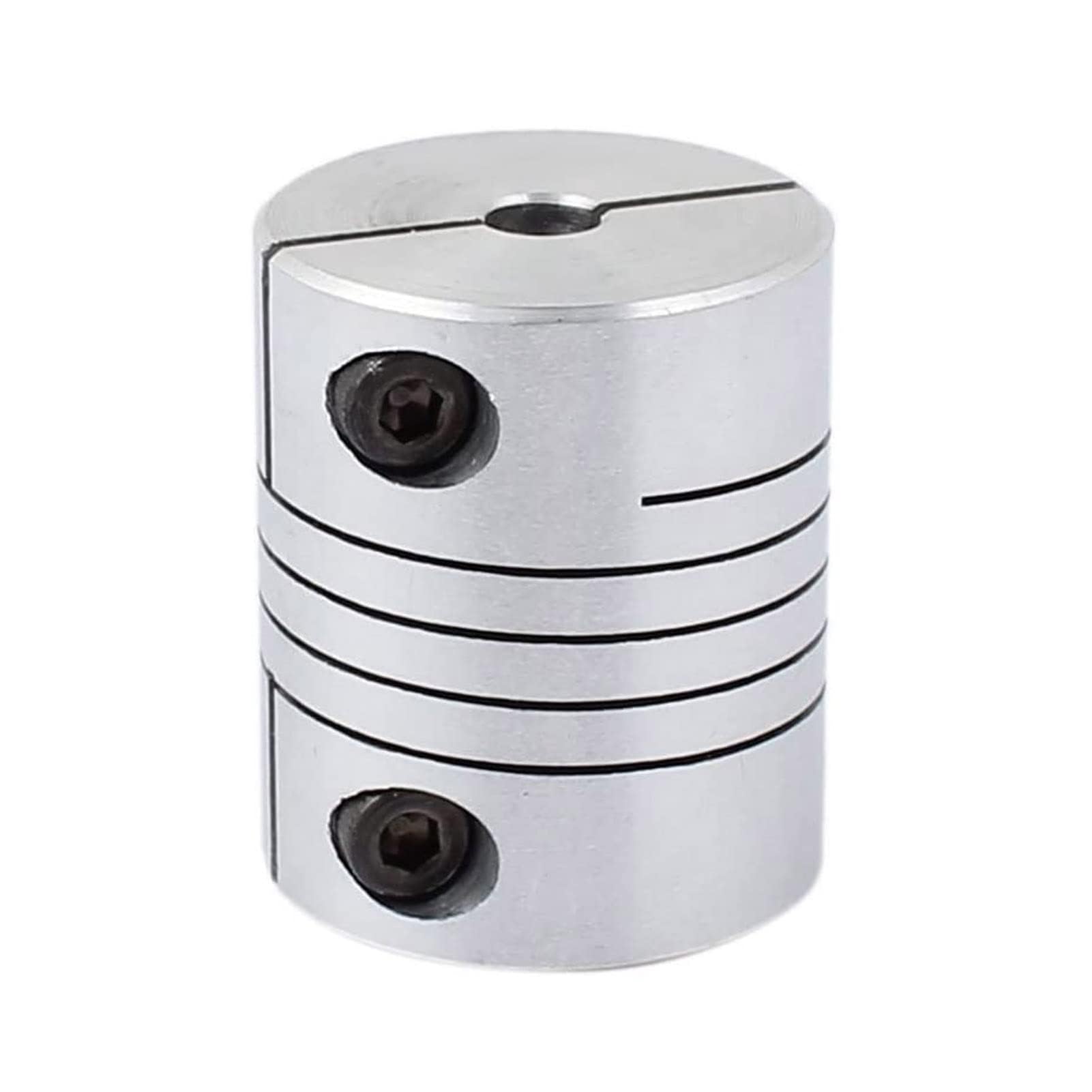 TA-VIGOR Shaft Coupling Flexible Coupler 8mm to 12mm, Motor Joint Connector D25mm x L30mm Aluminum Alloy