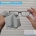 Garnetics Microfiber Cleaning Cloth (6 Pack) - to Clean Glasses, Lens, Cell Phone, Tablet, Laptop, TV, LED, LCD Screens - Premium Lintfree Fiber - Computer Screen and Eyeglass Cleaner