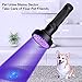 UV Black Light Flashlight,Super Bright 100 LED UV Torch Portable Blacklight Ultraviolet Detector Flashlight for Pet Urine, Home & Hotel Inspection,Scorpions