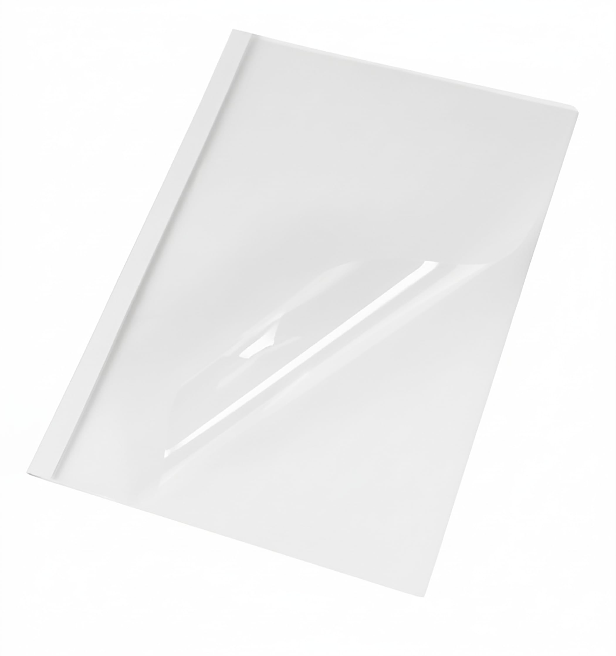 Pavo A4 Thermal Binding Cover 12 mm - Clear/White (Pack of 100)