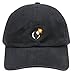 City Hunter C104 Bomb Small Embroidery Cotton Baseball Cap 14 Colors (Black)